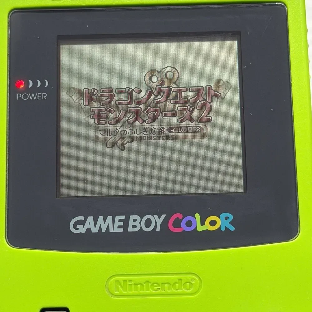Nintendo Game Boy Color CGB-001 Kiwi Green System Handheld Console Tested/works